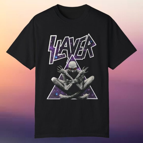 Carol K Other - 1994 Slayer Divine Intervention Tour Metal Band Fan Gift Music Concert T-shirt
